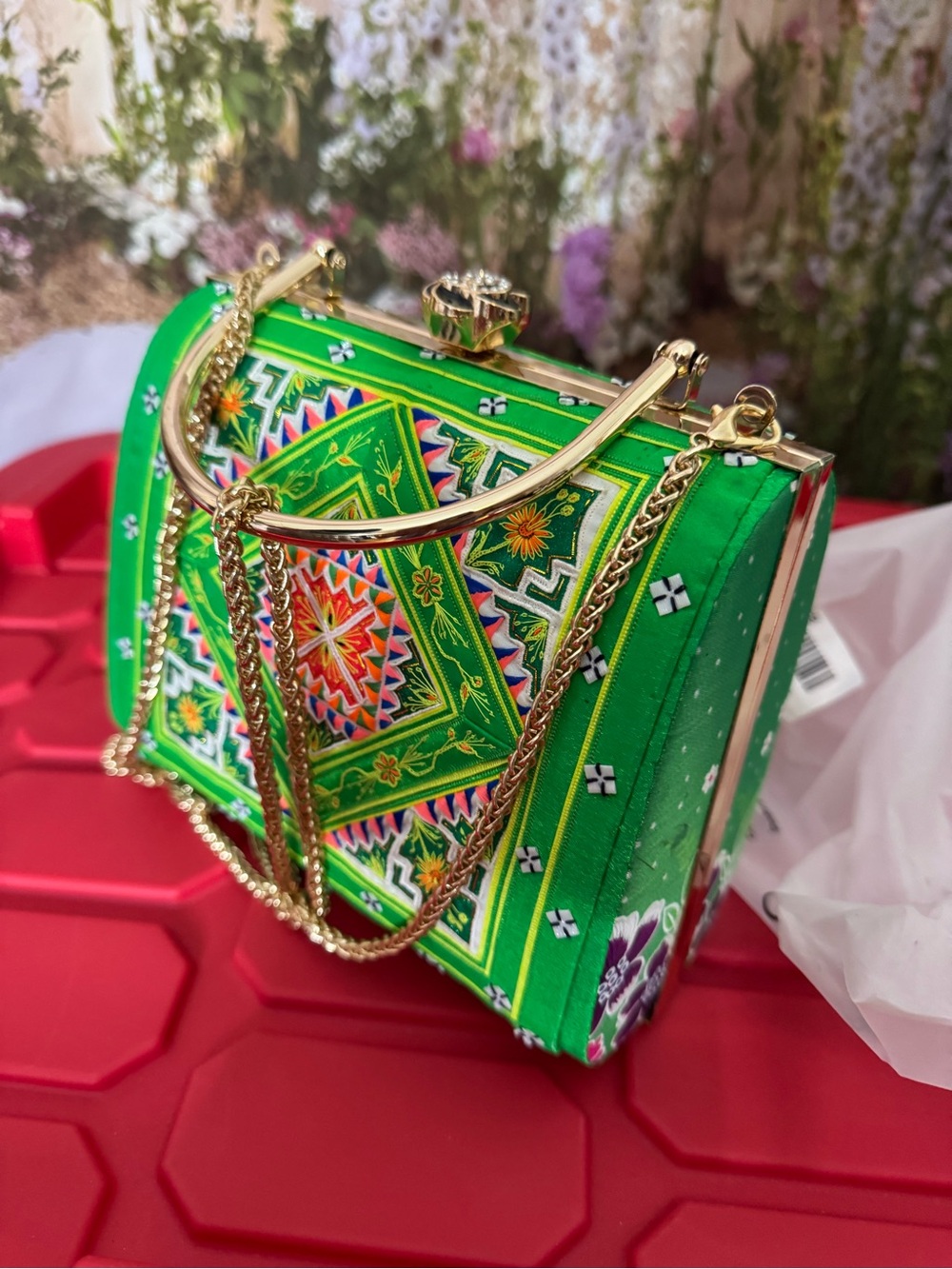 handmade embroidery purse